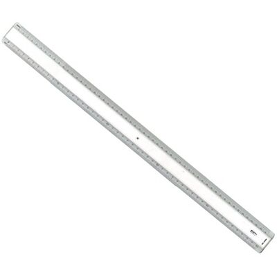Graphoplex Righello in plastica rigida trasparente Conversione in Picas 2 smussi e goffratura bianchi opachi Lunghezza: 50 cm Ideale per architetti e designer industriali Graphoplex Righello in plastica rigida trasparente Conversione in Picas 2 smussi e goffratura bianchi opachi Lunghezza: 50 cm Ideale per architetti e designer industriali