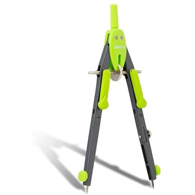 Aristo BTS Bussola a regolazione rapida (cerchi fino a 340 mm di diametro, 2 giunti, ricariche e ago di ricambio), verde neon Aristo BTS Bussola a regolazione rapida (cerchi fino a 340 mm di diametro, 2 giunti, ricariche e ago di ricambio), verde neon