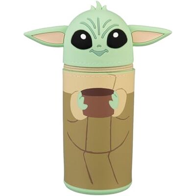 Grupo Erik Astuccio Star Wars The Child Grogu 3D Astuccio Scuola Piccolo in Morbido Silicone, Portapenne da Scrivania 2 in 1 Back to School: Cancelleria Bambino e Bambina (7 x 18 cm) Grupo Erik Astuccio Star Wars The Child Grogu 3D Astuccio Scuola Piccolo in Morbido Silicone, Portapenne da Scrivania 2 in 1 Back to School: Cancelleria Bambino e Bambina (7 x 18 cm)