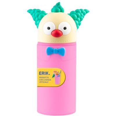 Grupo Erik The Simpsons Astuccio Krusty Portapenne Silicone Grupo Erik The Simpsons Astuccio Krusty Portapenne Silicone
