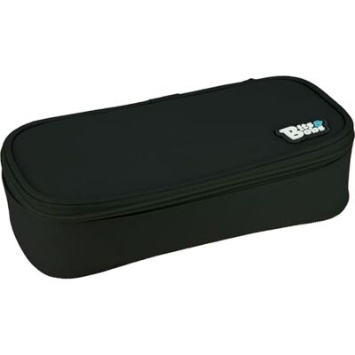 Grafoplás Astuccio scolastico a 3 scomparti, rettangolare bit & Bobs nero, grande scomparto principale rigido, tasca interna griglia, scomparto intermedio con fascia elastica per 12 matite, Nero Grafoplás Astuccio scolastico a 3 scomparti, rettangolare bit & Bobs nero, grande scomparto principale rigido, tasca interna griglia, scomparto intermedio con fascia elastica per 12 matite, Nero