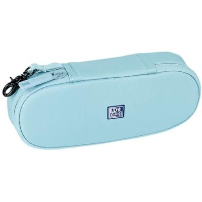 Oxford Astuccio per la scuola B-Hook blu con gancio, elastico di fissaggio per quaderno, compatto, poliestere (21 x 4,8 x 8 cm) Oxford Astuccio per la scuola B-Hook blu con gancio, elastico di fissaggio per quaderno, compatto, poliestere (21 x 4,8 x 8 cm)