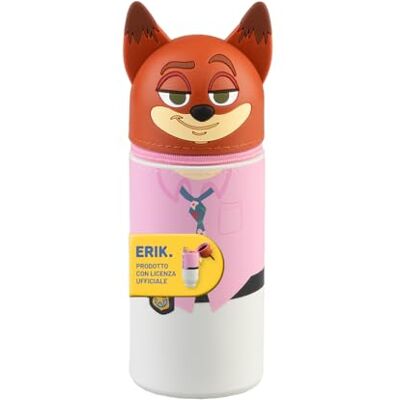 Grupo Erik Zootropolis Astuccio Nick Wilde Portapenne Silicone Astuccio Scuola Piccolo 3D, Portapenne da Scrivania 2 in 1, Back to School, Cancelleria, Disney Gadget, 7x18 cm Grupo Erik Zootropolis Astuccio Nick Wilde Portapenne Silicone Astuccio Scuola Piccolo 3D, Portapenne da Scrivania 2 in 1, Back to School, Cancelleria, Disney Gadget, 7x18 cm
