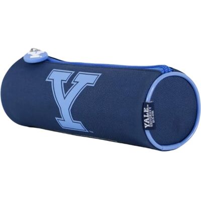 DOHE Astuccio Scolastico Rotondo Chiusura con Cerniera, Poliestere Resistente, 21x7,5x7,5 cm, Materiale Scolastico Yale University Navy Blu DOHE Astuccio Scolastico Rotondo Chiusura con Cerniera, Poliestere Resistente, 21x7,5x7,5 cm, Materiale Scolastico Yale University Navy Blu