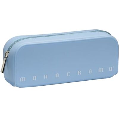 Pigna , Bustina trousse in morbido Silicone, Monocromo Pastel, 20x6x7.5 cm, Colore Azzurro delicato, Confezionato singolarmente Pigna , Bustina trousse in morbido Silicone, Monocromo Pastel, 20x6x7.5 cm, Colore Azzurro delicato, Confezionato singolarmente