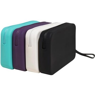 Exacompta Rif. Astuccio accessori TITANE Astuccio in silicone 4 colori casuali: melanzana, bianco, cocco o nero, dimensioni 18,5 x 12 x 3,5 cm Exacompta Rif. Astuccio accessori TITANE Astuccio in silicone 4 colori casuali: melanzana, bianco, cocco o nero, dimensioni 18,5 x 12 x 3,5 cm