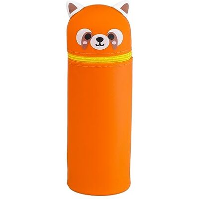 Puckator Astuccio Portapenne in Silicone Animali Dolci Panda Rosso Puckator Astuccio Portapenne in Silicone Animali Dolci Panda Rosso