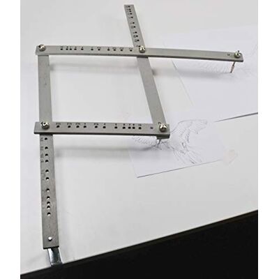 Graphoplex Pantografo in legno da 35 cm Strumento per la riproduzione e l'ingrandimento del disegno Precisione e facilità d'uso per artisti e architetti Materiali da disegno, Ufficio Graphoplex Pantografo in legno da 35 cm Strumento per la riproduzione e l'ingrandimento del disegno Precisione e facilità d'uso per artisti e architetti Materiali da disegno, Ufficio
