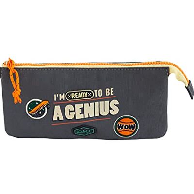 Mr. Wonderful , Triple pencil case I’m ready to be a genius Mr. Wonderful , Triple pencil case I’m ready to be a genius
