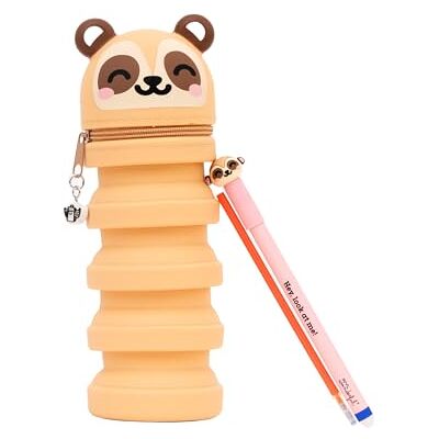 Mr. Wonderful Astuccio in Silicone Estensibile con Penna Cancellabile Bo-Bo Suricato – Organizer con Zip Mr. Wonderful Astuccio in Silicone Estensibile con Penna Cancellabile Bo-Bo Suricato – Organizer con Zip