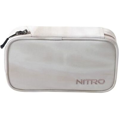 NITRO Astuccio XL con geo triangolo e orario, astuccio per matite, beige NITRO Astuccio XL con geo triangolo e orario, astuccio per matite, beige