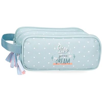 MOVOM Live Your Dreams Astuccio Triplo Verde 22x10x9 cm Poliestere by Joumma Bags, Verde, Astuccio triplo MOVOM Live Your Dreams Astuccio Triplo Verde 22x10x9 cm Poliestere by Joumma Bags, Verde, Astuccio triplo
