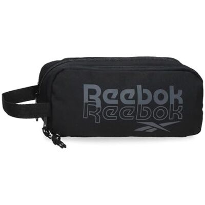 Reebok ONA Astuccio doppio nero 22 x 10 x 7 cm Poliestere by Joumma Bags, Nero, Taglia unica, Astuccio doppio Reebok ONA Astuccio doppio nero 22 x 10 x 7 cm Poliestere by Joumma Bags, Nero, Taglia unica, Astuccio doppio