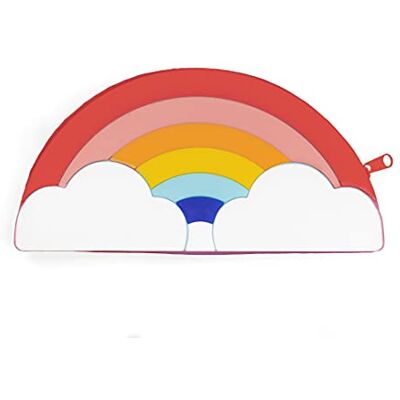 Fisura Astuccio in silicone arcobaleno rosso Fisura Astuccio in silicone arcobaleno rosso