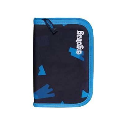 ergobag Astuccio rigido Crime HuntBear Blu scuro Set con matite colorate e righello, scomparto per l'orario e scomparto per monete, ideale per la scuola ergobag Astuccio rigido Crime HuntBear Blu scuro Set con matite colorate e righello, scomparto per l'orario e scomparto per monete, ideale per la scuola