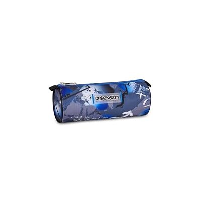 Seven Portapenne, Ideale per Matite, Pennarelli, Colori, Accessori Zaino, Elementari, Medie, Superiori, Mystic Gray, Bambini e Ragazzi, blu/nero Seven Portapenne, Ideale per Matite, Pennarelli, Colori, Accessori Zaino, Elementari, Medie, Superiori, Mystic Gray, Bambini e Ragazzi, blu/nero