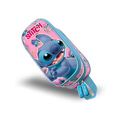 Disney Lilo e Stitch Surprise-Astuccio 3D Doppio, Blu, 22 x 10 cm Disney Lilo e Stitch Surprise-Astuccio 3D Doppio, Blu, 22 x 10 cm
