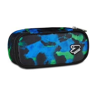 Seven Portapenne Scuola Round Plus, Blu Verde, Astuccio Ovale con Elastici e Tasca per Penne, Matite e Accessori, Scuola Media e Superiore, Ragazzo Seven Portapenne Scuola Round Plus, Blu Verde, Astuccio Ovale con Elastici e Tasca per Penne, Matite e Accessori, Scuola Media e Superiore, Ragazzo