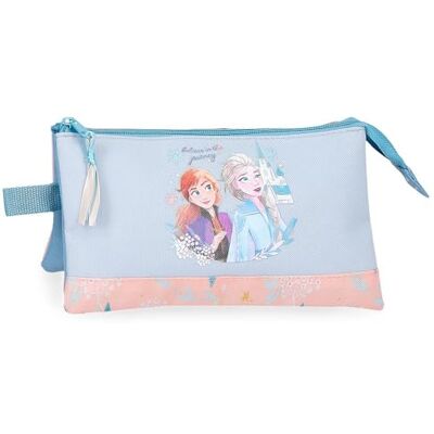 Disney Joumma Bags, Frozen Believe in The Journey, astuccio per bambini, astuccio scolastico, beauty case, dimensioni organizzate, manico laterale., blu, Astuccio Believe Disney Joumma Bags, Frozen Believe in The Journey, astuccio per bambini, astuccio scolastico, beauty case, dimensioni organizzate, manico laterale., blu, Astuccio Believe