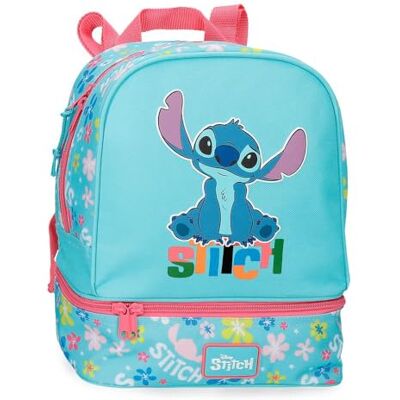 Disney Joumma Aloha Stitch Zaino scuola zaino per bambini realizzato in poliestere, spalline larghe e regolabili che si adattano, tasca frontale., blu, Zaino spuntino Disney Joumma Aloha Stitch Zaino scuola zaino per bambini realizzato in poliestere, spalline larghe e regolabili che si adattano, tasca frontale., blu, Zaino spuntino