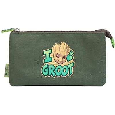 Grupo Erik : Astuccio Marvel Groot Astuccio personalizzato di Groot, Astuccio Scuola 3 scomparti e cerniera, ideale come astuccio marvel o astuccio portapenne 3 scomparti Grupo Erik : Astuccio Marvel Groot Astuccio personalizzato di Groot, Astuccio Scuola 3 scomparti e cerniera, ideale come astuccio marvel o astuccio portapenne 3 scomparti