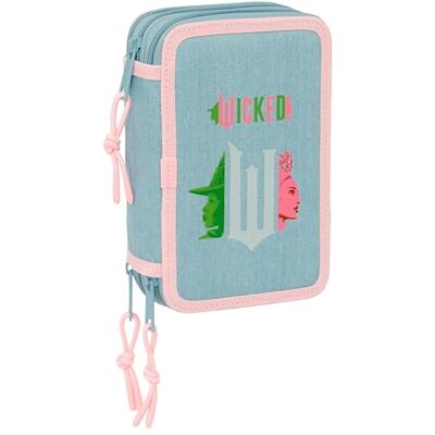 safta WICKED Astuccio scolastico con 37 utili inclusi, astuccio per bambini, ideale per bambini dai 5 ai 14 anni, comodo e versatile, qualità e resistenza, 12,5 x 5,5 x 19,5 cm safta WICKED Astuccio scolastico con 37 utili inclusi, astuccio per bambini, ideale per bambini dai 5 ai 14 anni, comodo e versatile, qualità e resistenza, 12,5 x 5,5 x 19,5 cm
