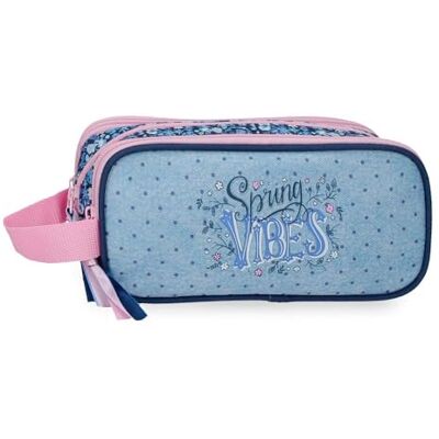 MOVOM Spring Vibes Estuche Triple Marino 22x10x9 cm Poliestere 1,98L MOVOM Spring Vibes Estuche Triple Marino 22x10x9 cm Poliestere 1,98L