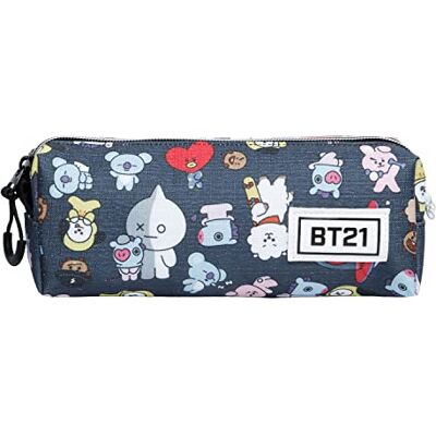 KARACTERMANIA Bt21 -Astuccio Portatutto Quadrato Hs, Multicolor KARACTERMANIA Bt21 -Astuccio Portatutto Quadrato Hs, Multicolor