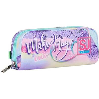 SJ Gang STYLE JAM GANG Portapenne Scuola, Rosa, Rythmicsoul, Bustina con Scomparto Unico Porta Penne, Accessori Zaino, Medie, Superiori, Bambina SJ Gang STYLE JAM GANG Portapenne Scuola, Rosa, Rythmicsoul, Bustina con Scomparto Unico Porta Penne, Accessori Zaino, Medie, Superiori, Bambina