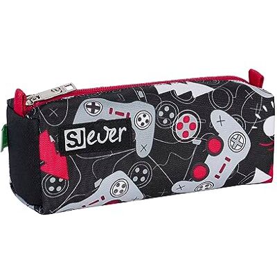 SJ GANG STYLE JAM GANG Portapenne, Grigio e Rosso, Accessori Scuola, Accessori Zaino, Bambini e ragazzi SJ GANG STYLE JAM GANG Portapenne, Grigio e Rosso, Accessori Scuola, Accessori Zaino, Bambini e ragazzi
