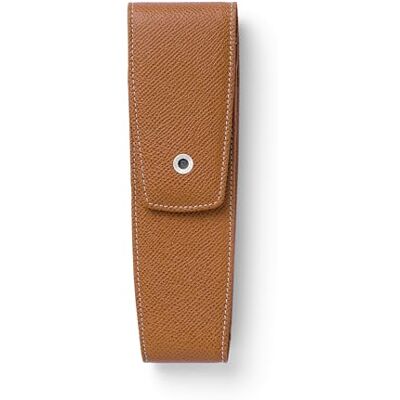 Graf von Faber-Castell Astuccio per 2 strumenti di scrittura, Epsom Cognac, portamine in pelle Graf von Faber-Castell Astuccio per 2 strumenti di scrittura, Epsom Cognac, portamine in pelle