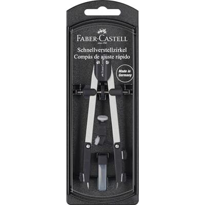 Faber-Castell Compasso a regolazione rapida con snodo Faber-Castell Compasso a regolazione rapida con snodo