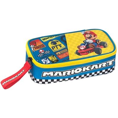 Franco Cosimo Panini MARIO KART Astuccio Scuola Ufficiale Mario Kart, Astuccio Ovale per Bambini, Ideale per Riporre la Cancelleria, con Divisorio Interno con Passanti Elastici e Pratica Chiusura a Zip, 22x7,5Hx11 cm Franco Cosimo Panini MARIO KART Astuccio Scuola Ufficiale Mario Kart, Astuccio Ovale per Bambini, Ideale per Riporre la Cancelleria, con Divisorio Interno con Passanti Elastici e Pratica Chiusura a Zip, 22x7,5Hx11 cm