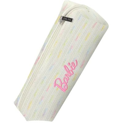 Online Astuccio Barbie Malibu, elegante astuccio per ragazze, bianco con logo Barbie, ideale per la scuola, con pratica chiusura lampo per riporre penne e molto altro ancora Online Astuccio Barbie Malibu, elegante astuccio per ragazze, bianco con logo Barbie, ideale per la scuola, con pratica chiusura lampo per riporre penne e molto altro ancora