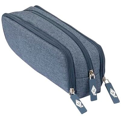WEDO Mäppchen Schlamperbox, Astuccio Unisex-Adulto, Blu, L WEDO Mäppchen Schlamperbox, Astuccio Unisex-Adulto, Blu, L