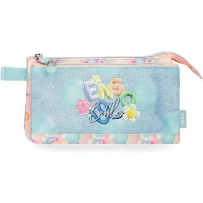 Enso Bubbles Astuccio Triplo Multicolore 22x12x5 cm Poliestere Enso Bubbles Astuccio Triplo Multicolore 22x12x5 cm Poliestere