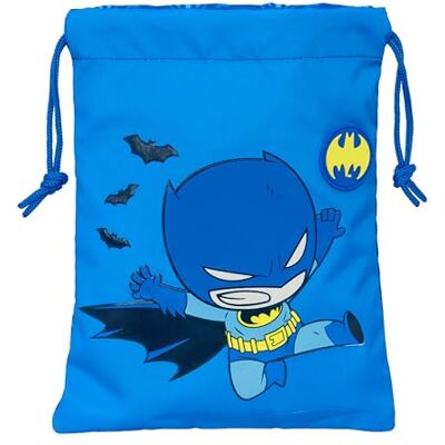 safta BATMAN PRESCHOOL Borsa Pranzo, Astuccio, Qualità e Massima Resistenza, Portavivande, Ricreazione, 20x25 cm safta BATMAN PRESCHOOL Borsa Pranzo, Astuccio, Qualità e Massima Resistenza, Portavivande, Ricreazione, 20x25 cm