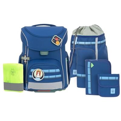 Lässig Set Scolastico Blu Scuro Slim 7 Pezzi - School Set Lässig Set Scolastico Blu Scuro Slim 7 Pezzi - School Set