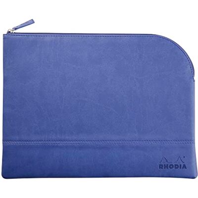 Rhodia Modello - Custodia in Pelle Sintetica con Cerniera Rhodia Modello - Custodia in Pelle Sintetica con Cerniera