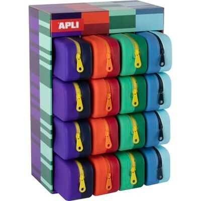 APLI – Espositore in silicone bicolore, colori vivaci APLI – Espositore in silicone bicolore, colori vivaci