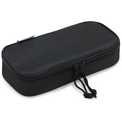 Waytex 93165 Astuccio ovale XL molto grande capienza con tasche organizzatore per la scuola, ufficio, organizer per cosmetici, colore: nero Waytex 93165 Astuccio ovale XL molto grande capienza con tasche organizzatore per la scuola, ufficio, organizer per cosmetici, colore: nero
