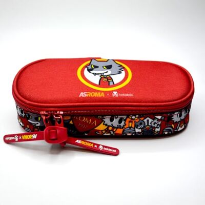 AS Roma ASTUCCIO OVALE CASE TOP TOKIDOKI ROMA AS Roma ASTUCCIO OVALE CASE TOP TOKIDOKI ROMA