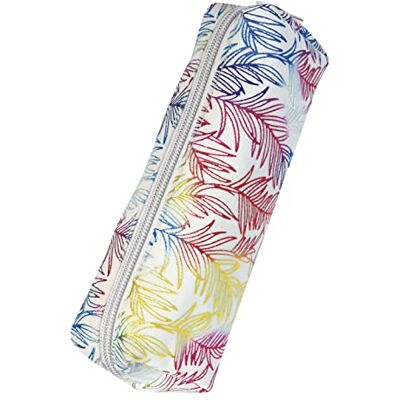 Online Astuccio premium per ragazzi e ragazze, astuccio portamatite, con motivo arcobaleno e foglie, pratica chiusura lampo, 1 scomparto ideale per scuola, università e ufficio, Online Astuccio premium per ragazzi e ragazze, astuccio portamatite, con motivo arcobaleno e foglie, pratica chiusura lampo, 1 scomparto ideale per scuola, università e ufficio,