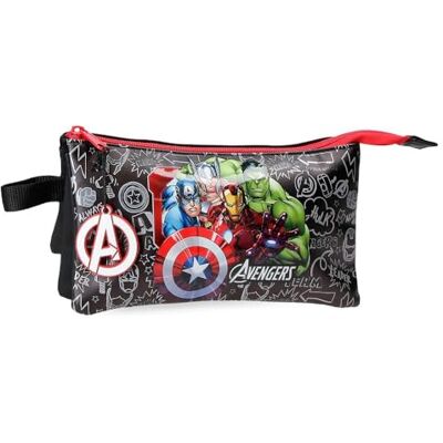 Disney Marvel Joumma Team Avengers Astuccio Triplo Nero 22x12x5 cm PVC Disney Marvel Joumma Team Avengers Astuccio Triplo Nero 22x12x5 cm PVC