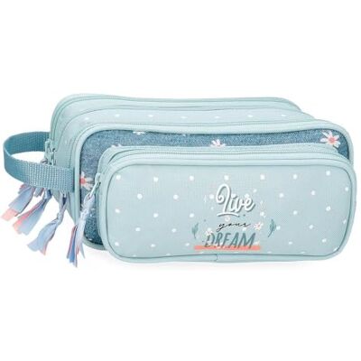 MOVOM Live Your Dreams Astuccio verde 22 x 10 x 11 cm Poliestere by Joumma Bags, Verde, Astuccio MOVOM Live Your Dreams Astuccio verde 22 x 10 x 11 cm Poliestere by Joumma Bags, Verde, Astuccio