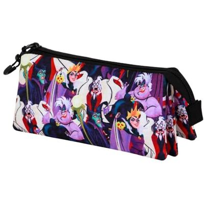 Disney Cattivi Evil-Astuccio Triplo, Multicolore, 23 x 11 cm, Capacità 1 L Disney Cattivi Evil-Astuccio Triplo, Multicolore, 23 x 11 cm, Capacità 1 L