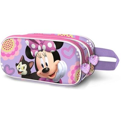 Disney Minnie Mouse Cat-Astuccio 3D Doppio, Lilla, 22 x 10 cm Disney Minnie Mouse Cat-Astuccio 3D Doppio, Lilla, 22 x 10 cm