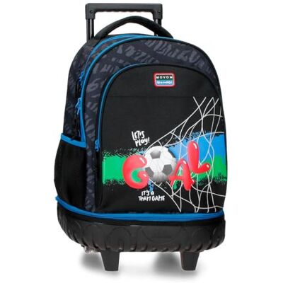 MOVOM Offside Zaino Compatto 2 Ruote Nero 32x43x21 cm Poliestere 28.9L MOVOM Offside Zaino Compatto 2 Ruote Nero 32x43x21 cm Poliestere 28.9L