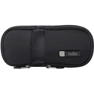 Totto Astuccio Scuola con 3 Scomparti, Modello Pidal, Astuccio Grande e Compatto, Dimensioni 8,5 x 20,4 x 3,3 cm, Chiusura con Cerniera, Rete Frontale, Resistente e Durevole, Colore Nero Totto Astuccio Scuola con 3 Scomparti, Modello Pidal, Astuccio Grande e Compatto, Dimensioni 8,5 x 20,4 x 3,3 cm, Chiusura con Cerniera, Rete Frontale, Resistente e Durevole, Colore Nero