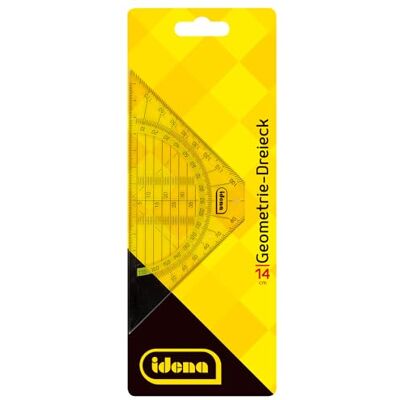 Idena 602035 Set quadrato, 14 cm, senza manico, trasparente Idena 602035 Set quadrato, 14 cm, senza manico, trasparente
